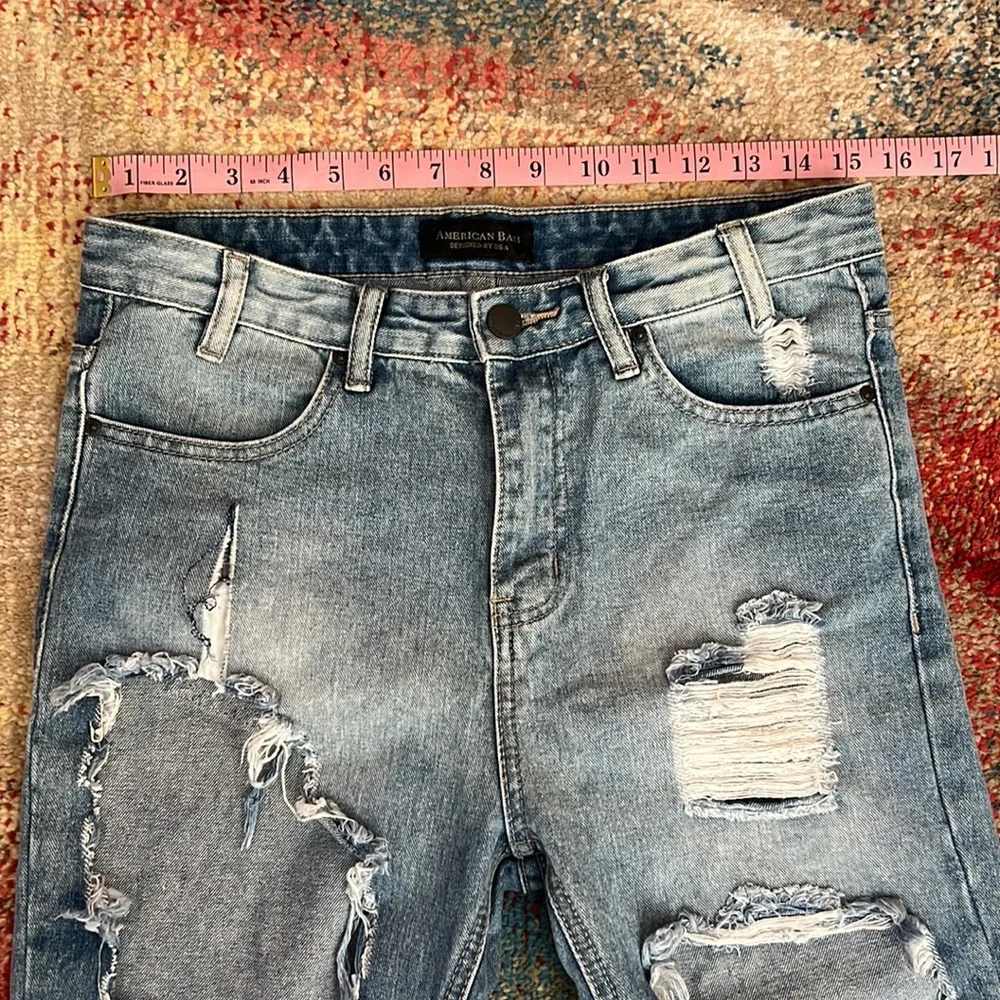American Bazi Distressed Skinny Jeans